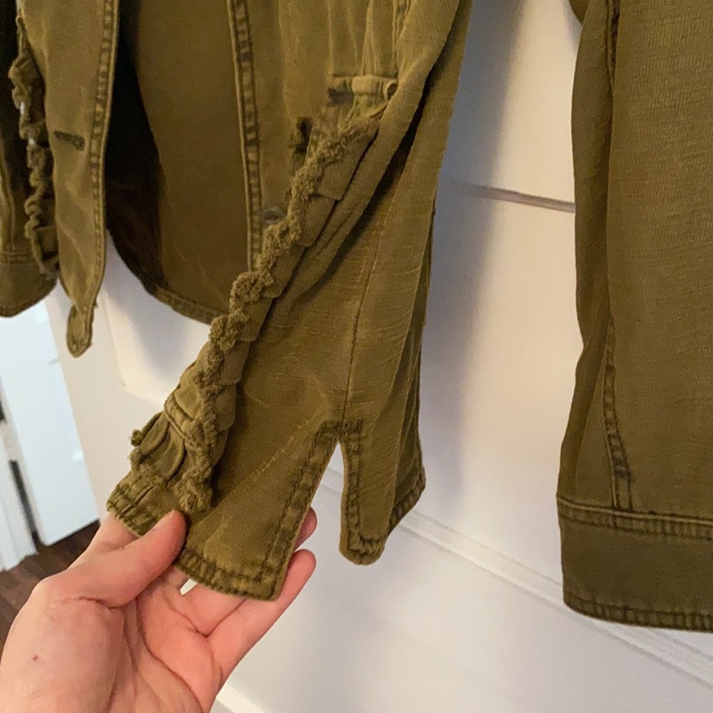 Anthropologie Ruffle Field Jacket - Picture 8 of 8